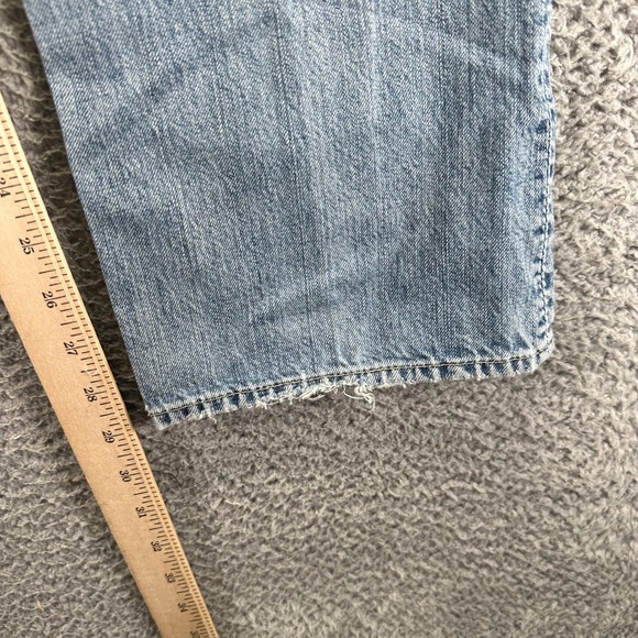 Vintage Gap 1969 Jeans Mens 30x30 Blue Cotton Denim Straight Leg Workwear Faded - Picture 9 of 11